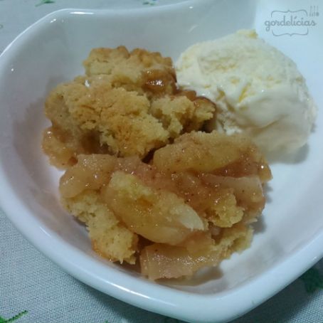Apfelstreusel de Maçã Verde