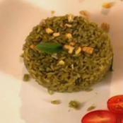 Arroz Mediterrâneo ao Molho Pesto de Mangericão