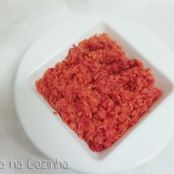 Arroz Pink (ou arroz em refogado de beterraba)