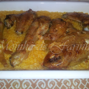 Arroz de forno com frango