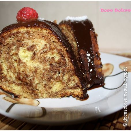 Bolo Mármore de Iogurte