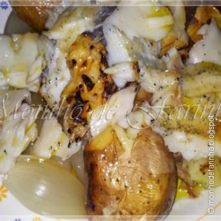 Bacalhau com batata a murro