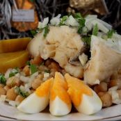 BACALHAU COM GRÃO DE BICO! ❤❤❤