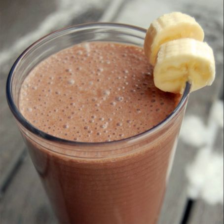 Shake de Chocolate e Banana