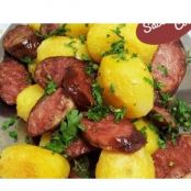 Batata Assada com Calabresa