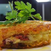 Batata Rosti recheada com provolone