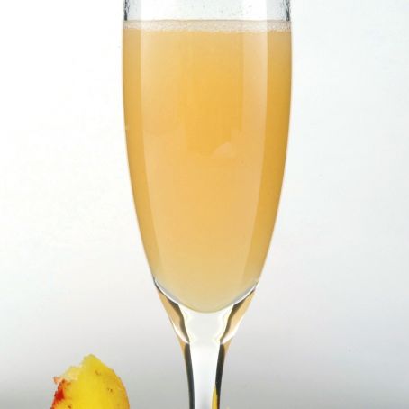 Batida de Pêssego com Champanhe