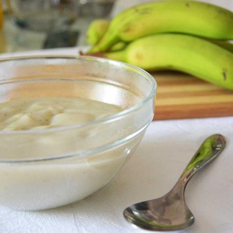 Biomassa de banana verde