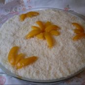 Pavê de Pêssego e Côco