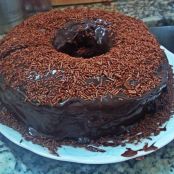 Bolo de chocolate recheado