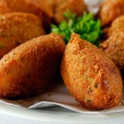 Bolinho de bacalhau frito