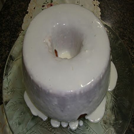 Bolo americano de limão e flocos de chocolate