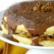 Bolo Recheado com Banana