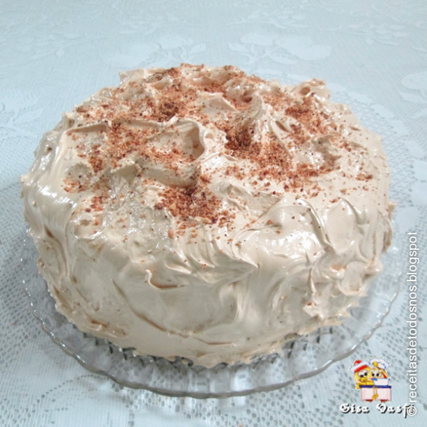 Bolo de amendoim com marshmallow