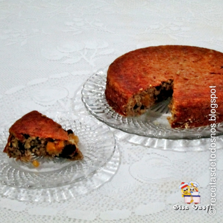 Bolo de aveia sem açúcar