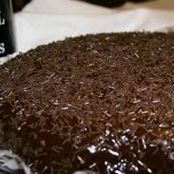 Bolo de Chocolate prático com cobertura