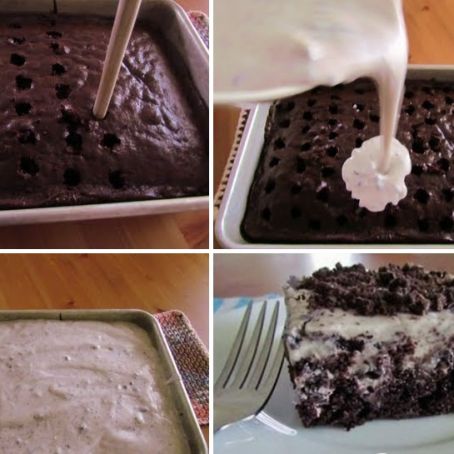 Bolo de chocolate com creme de pudim