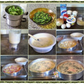 Bolo de espinafre - Etapa 1