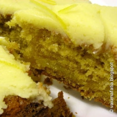 Bolo de Limão com curd