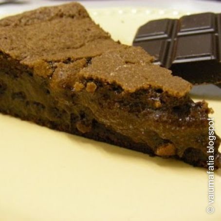 Bolo-Mousse de Chocolate cremoso