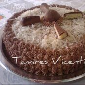 Bolo de chocolate com recheio cremoso