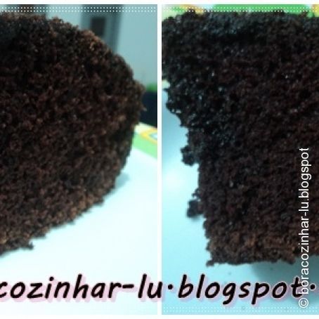 Bolo de chocolate de batedeira