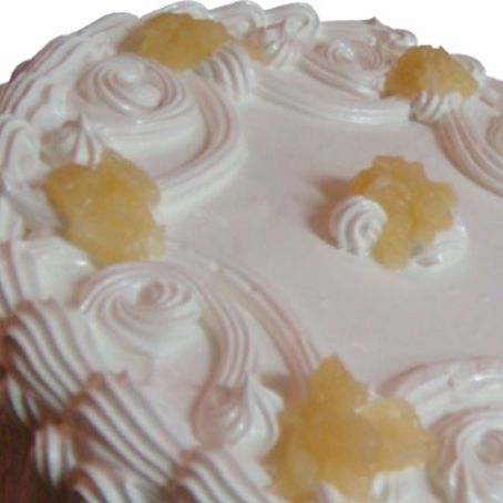 Bolo de abacaxi com creme