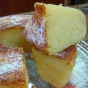 Bolo de queijo com cream cheese 