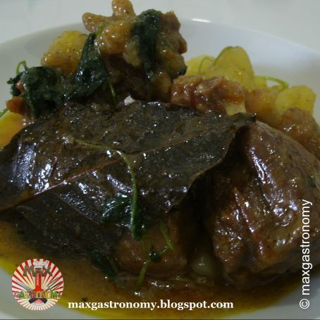 Rabada com Agrião e Batatas