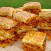 Cachorro quente de forno