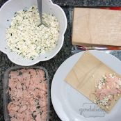 Canelone em Pé na Caneca - Etapa 1