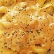 Capeletti com Molho Cremoso de Queijo e Frango - Etapa 1