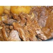 Carne assada na panela de pressão