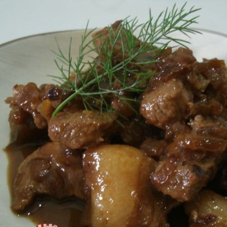 Carne Suína ao Molho de Mel Picante