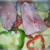 Cataplana de peixe - Etapa 1