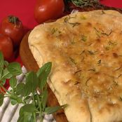 Focaccia de batata recheada com muçarela