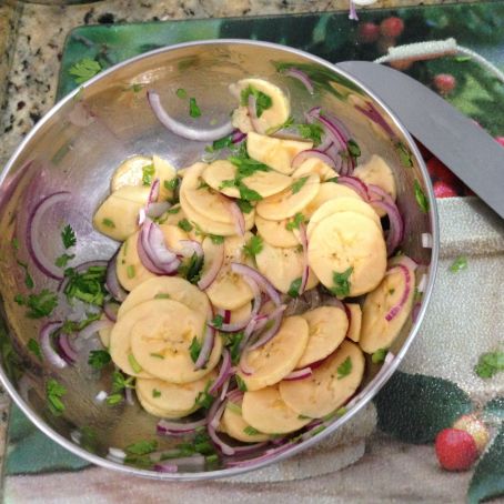 Ceviche de banana da terra