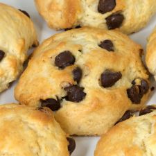 Scones com chocolate