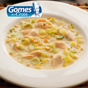 Chowder de Milho e Salmão Gomes da Costa