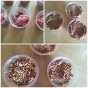 Mini-Mousses de Chocolate Surpresa - Etapa 4