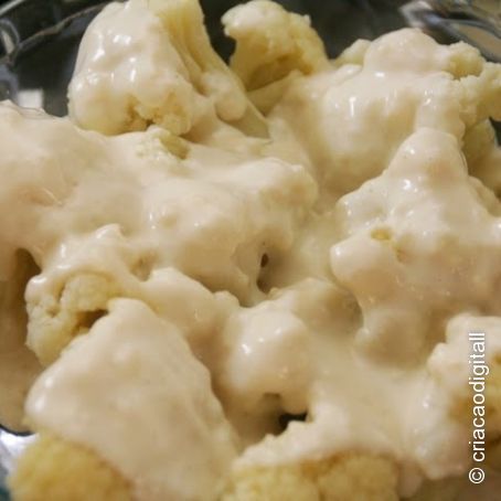 Couve-flor ao molho branco