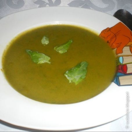 Creme de Abóbora com Espinafres