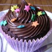 Cupcakes massa de chocolate amanteigada