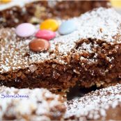 Brownies de chocolate com pintarolas
