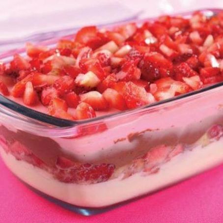 Delicia gelada de morango