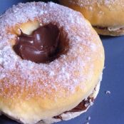 Doughnut assados de Nutella