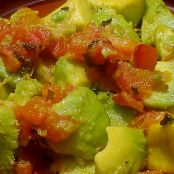 Salada de Abacate salteado com tomate