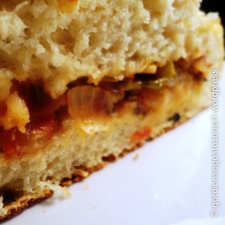 Pão de batata recheado