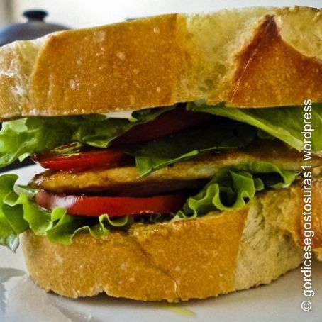 Sanduíche de pão italiano