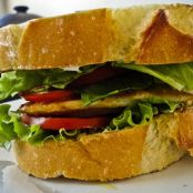 Sanduíche de pão italiano